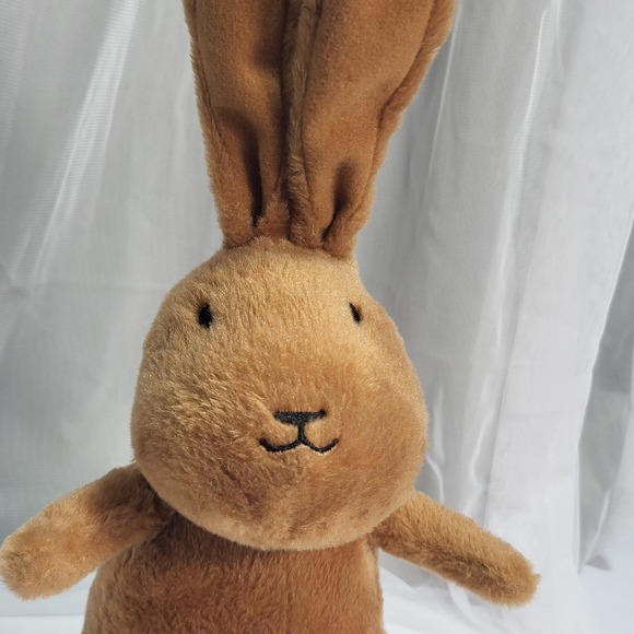 Kohl's Cares 12" Brown Bunny Rabbit White Tailed Soft Stuffed Plush Animal Toy - Picture 1 of 7